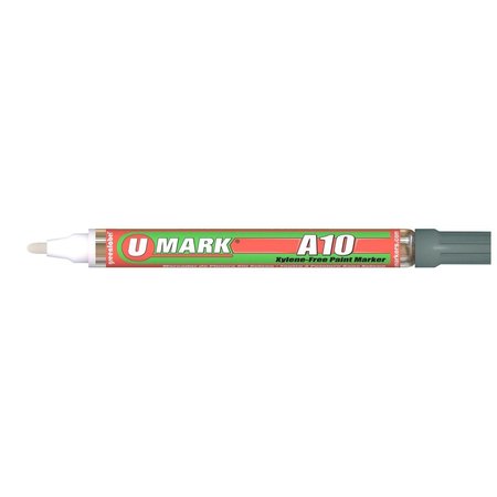 U-MARK U-Mark UMARK10110 2 mm A10 Paint Marker; Silver - 12 per Box UMARK10110